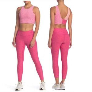 Outdoor Voices 3/4 warm up leggings in flamingo pink  Small